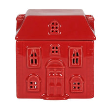 Load image into Gallery viewer, RED CERAMIC HOUSE - WAX BURNER
