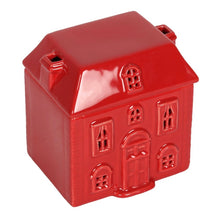 Load image into Gallery viewer, RED CERAMIC HOUSE - WAX BURNER
